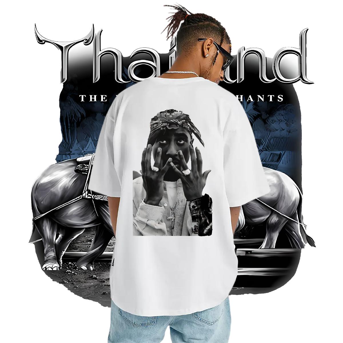 Custom Men T Shirts White Plus Size Mens Tshirts Summer Casual O-Neck Short Sleeve Cotton Popular Tee Shirt