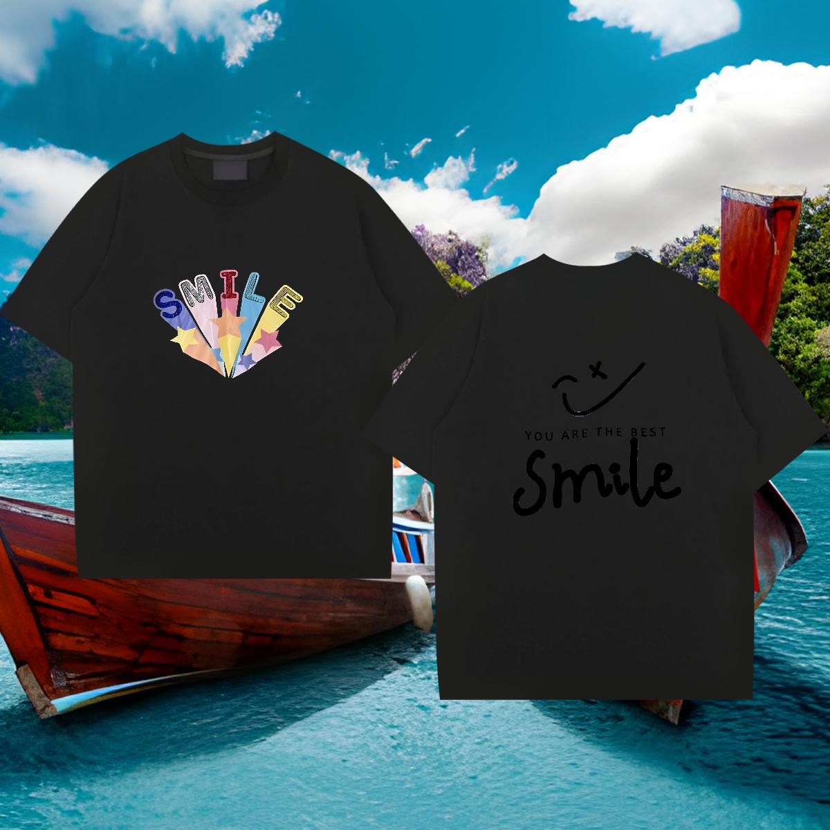 Classic Casual T Shirt For Man Custom Print Oversized Men Tops Tees Summer Casual Cotton Breathable Short Sleeve Loose Fit Tees