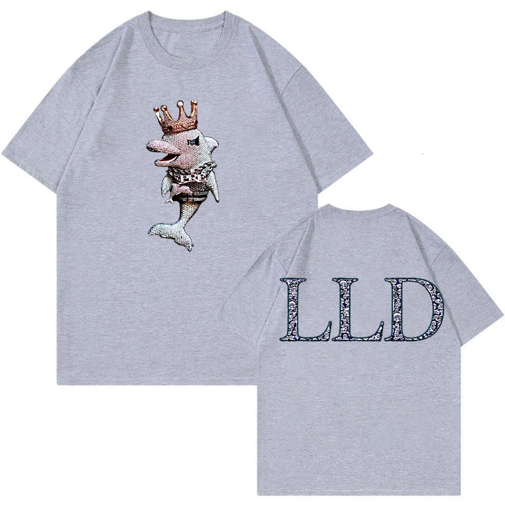 Young Dolph LLD Merch T-shirt Pop Singer Crewneck Short Sleeve Tee Women Men Streetwear Hip Hop Clothes 240530