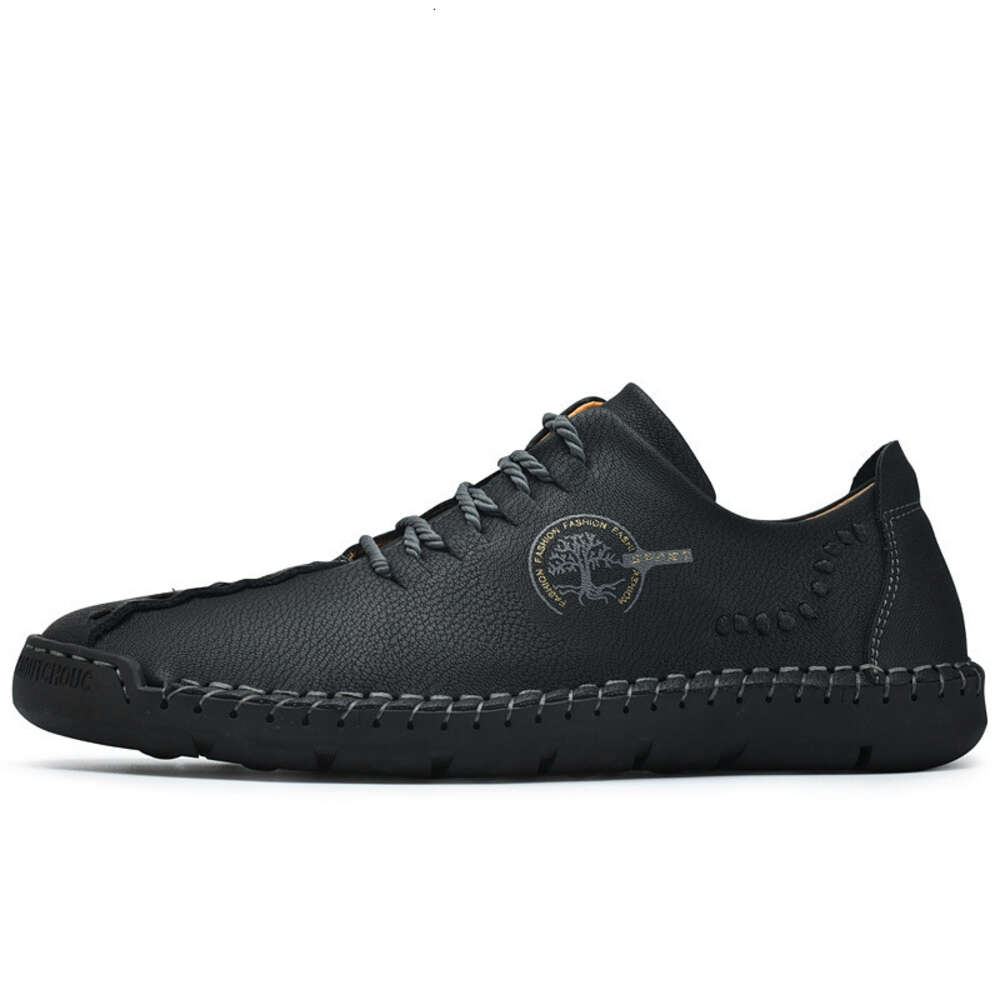 Ddmysports Australian New Casual Leather Shoes Men S Fashion Andsewn Lace Up Large Size Breathable Lazy OUTDOOR