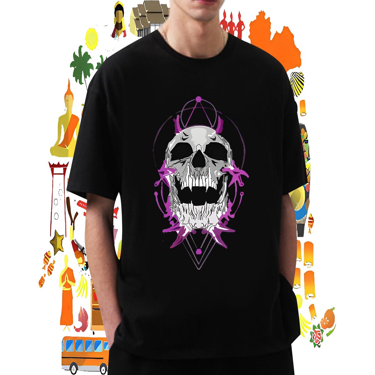 Fashion T Shirt For Man DIY Logo Men Tops Tees Sports Casual Breathable Short Sleeve Cool Clothes