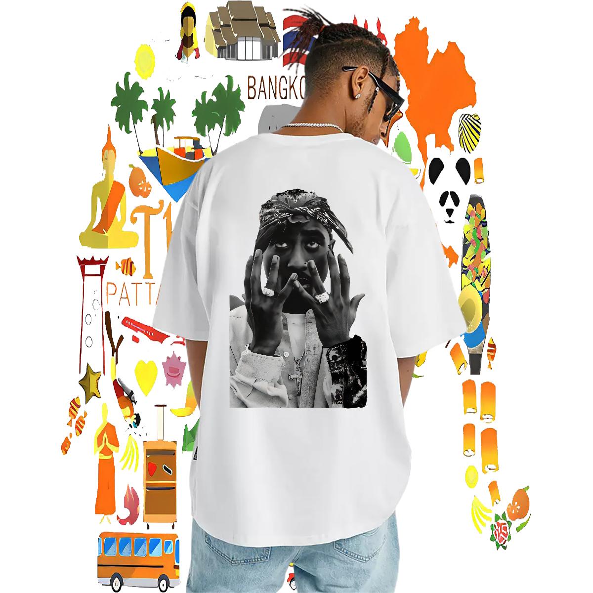 2024 New Man T Shirts White Plus Size Couples T Shirts Outdoor Cotton Breathable Brand Tees