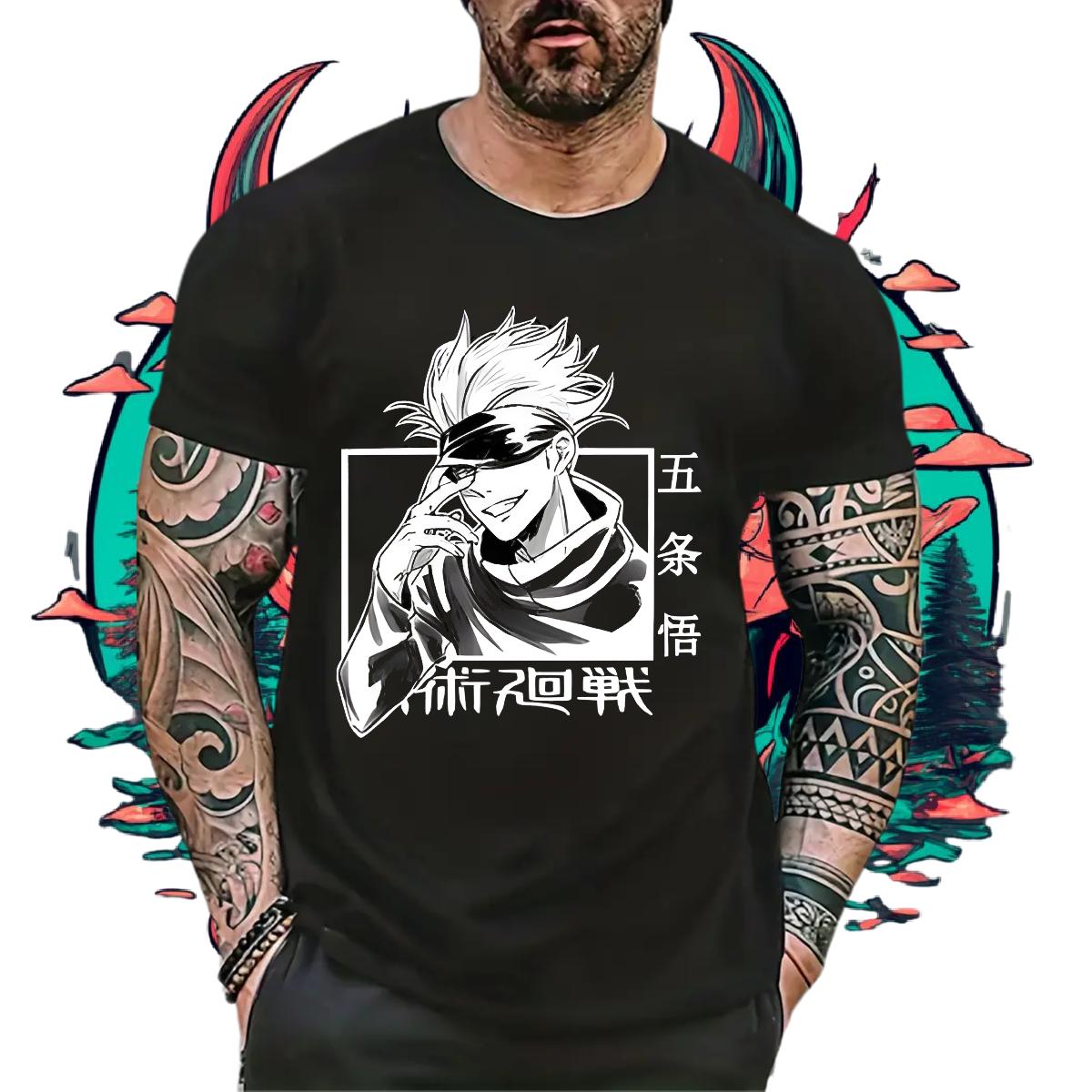 2024 New Man T Shirts Anime Couples T Shirts Hip Hop Short Sleeve Cotton O-Neck Designer Tees