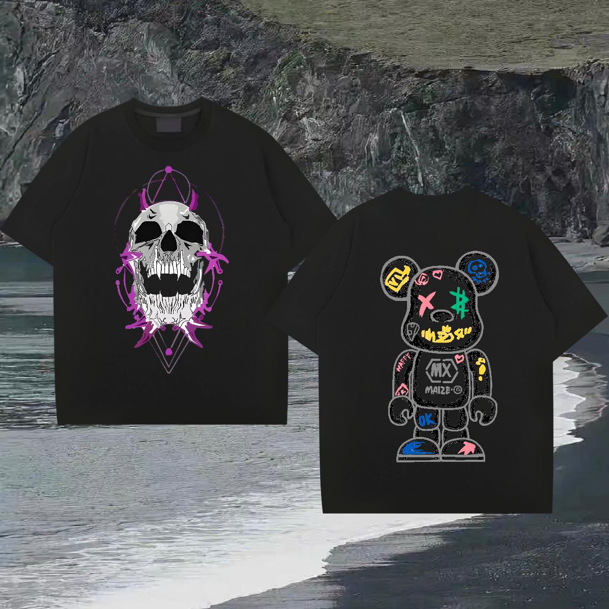 2024 New Men T Shirts Graphic Tshirt for Man Woman Casual Short sleeve Cotton Soft Classic Polos