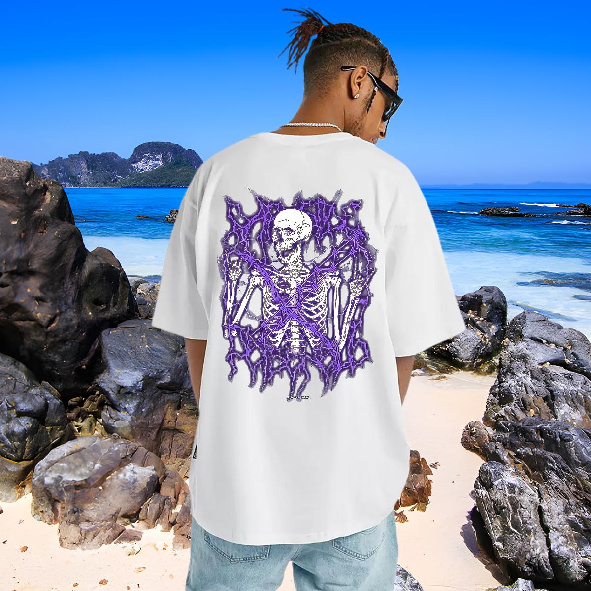 2024 Mens T Shirts Cartoon Print Men Tshirts Sports Casual Short sleeve Cotton Soft Loose Polos