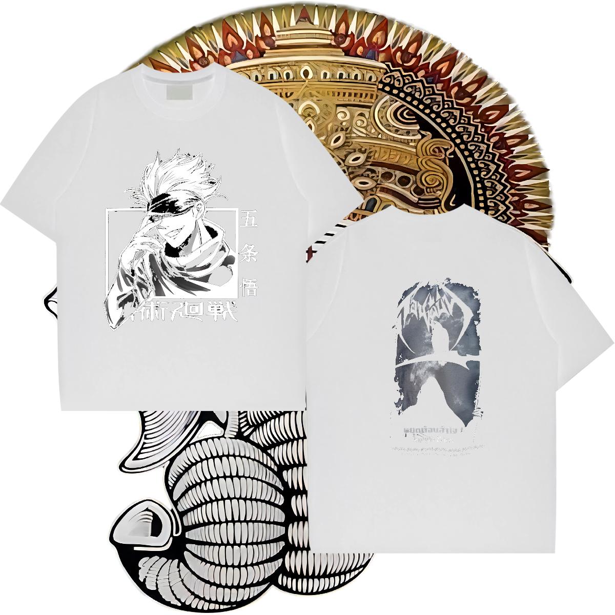 2024 Summer T Shirts Men Black Oversized Tshirts Outdoor 180g Cotton 5A Wear