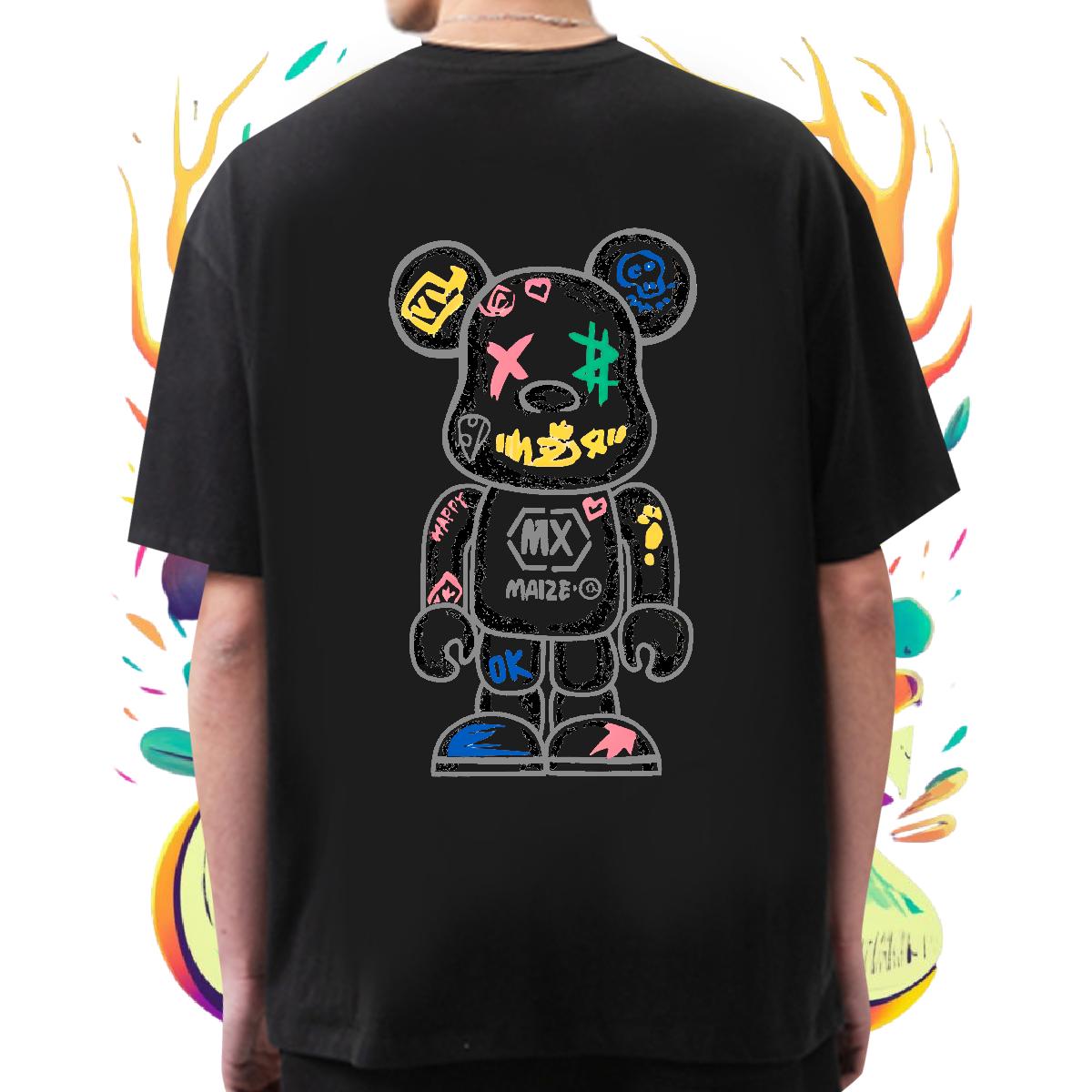 Fashion Designer T-Shirts for Men Custom Print Oversized Men Clothes T-Shirt Casual Beach 180g Cotton High Quality Top Tees