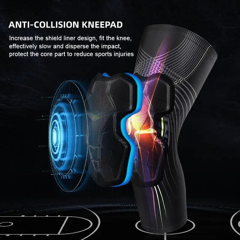 1PCS Sport Knee Pad Breathable Lightweight Anticollision Kneepad Support Protector Volleyball Basketball Sports Safety 240522