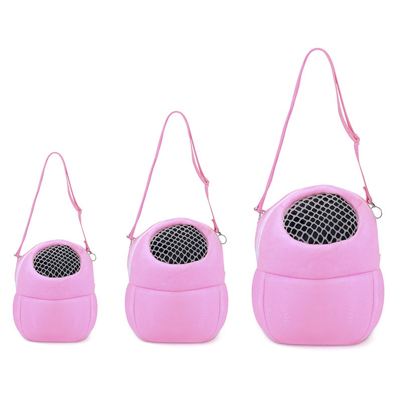Pet Backpack Outing Portable Squirrel Chinchilla Dutch Pig Cotton Nest Mesh Breathable Hamster Shoulder Bag Cat Carrier