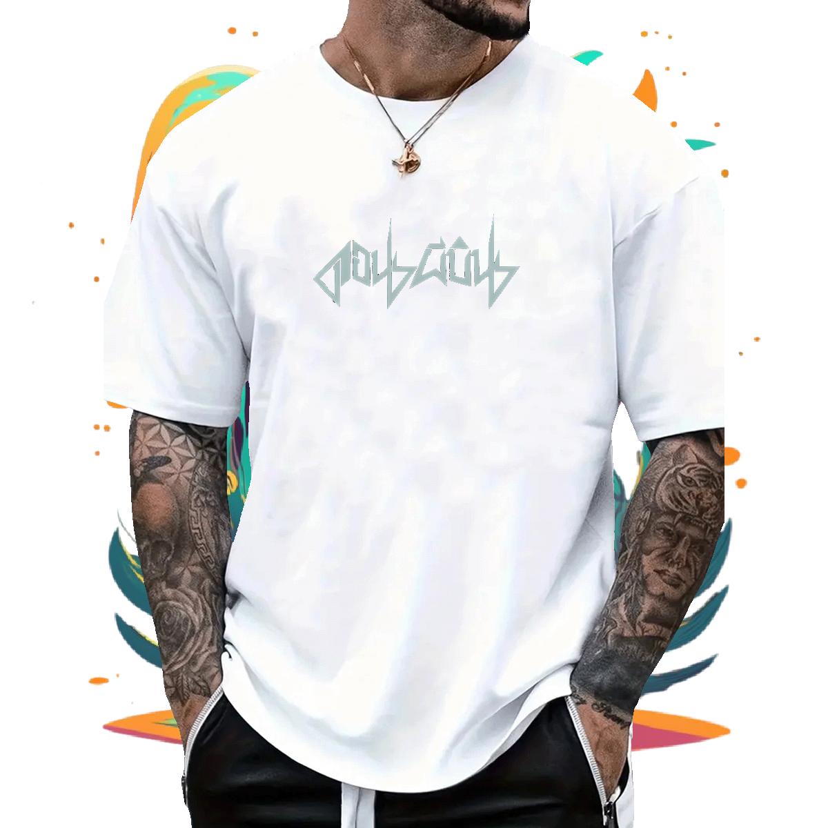 Brand T Shirt For Man White Plus Size Tshirt for Man Woman Street Short Sleeve Cotton O-Neck Loose Tops Tees