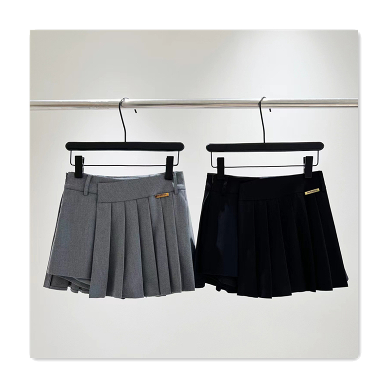 Fashion designer womens skirt summer mini shorts skirt slimming student A-line pleated skirt high quality letter logo versatile casual womens pants skirt