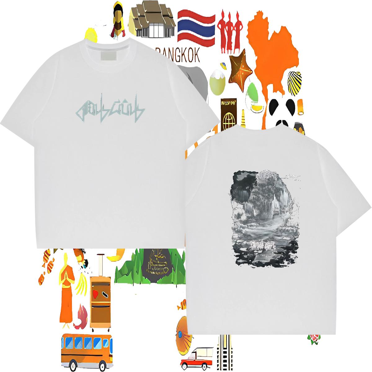 Classic Casual Mens T Shirts Oversized S-3XL Mens Tshirts Street wear Hip Hop Crew Neck Cotton Breathable Popular Polos