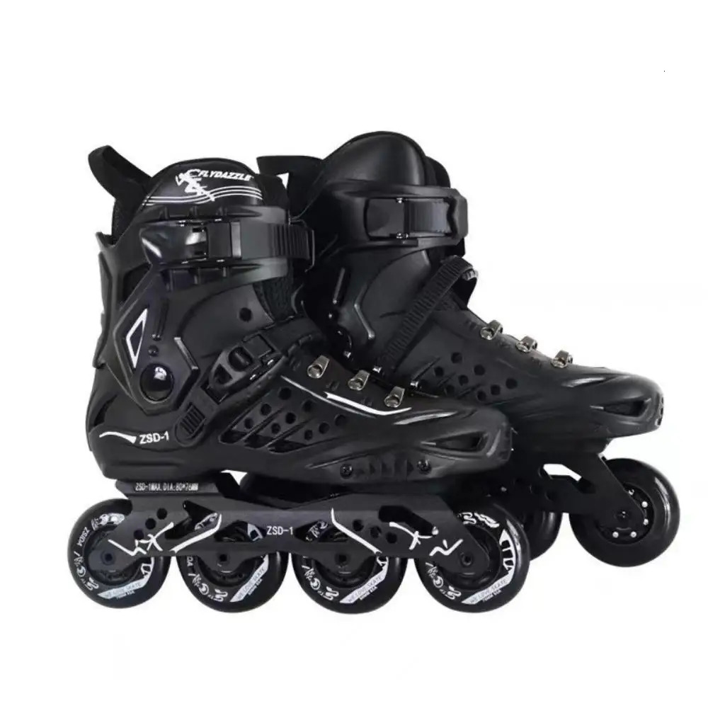 Inline Skates Professional Roller Skate Shoes Slalom Adult Skating Sliding Free Sneakers Patins 35 240528