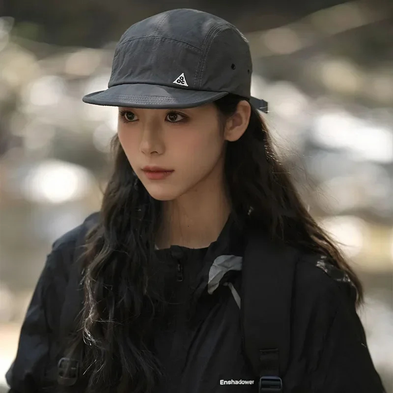 Large Size slim face Baseball Cap Quickdry Sunscreen Womens Japanese Short Brim Hat Street Soft Summer Sun 240530