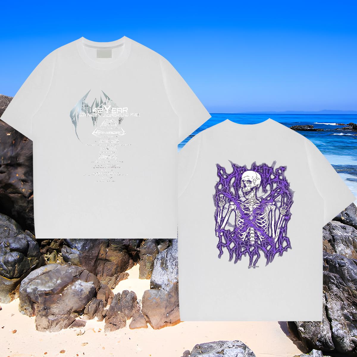 2024 Mens T Shirts Cartoon Print Men Tshirts Sports Casual Short sleeve Cotton Soft Loose Polos