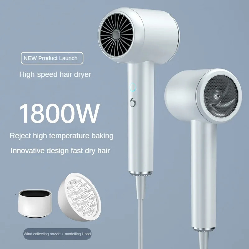 Hair care ionic hair dryer powerful and cold air collagen hair care overheating protection suitable for home and travel. 240530