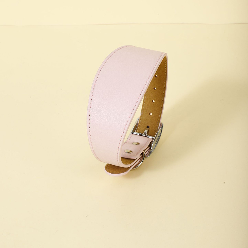 PU Pet Collar Adjustable Dog Collar Widened Design Strong and Durable for Medium and Large Dogs Outdoor Training Pet Accessories