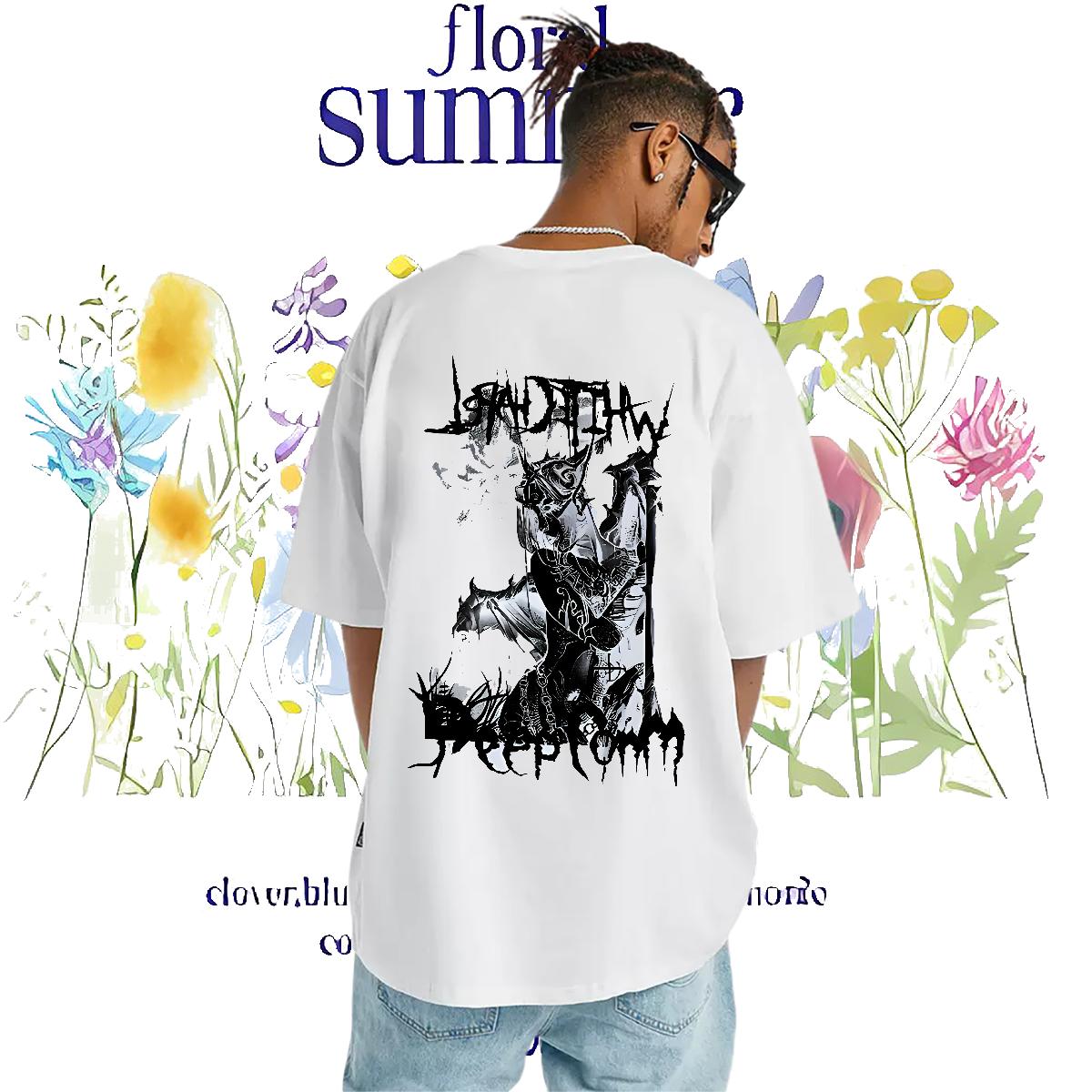 New Arrival Man T Shirts White Plus Size Men Tees Summer Casual Breathable Crew Neck Cotton Unisex Tees