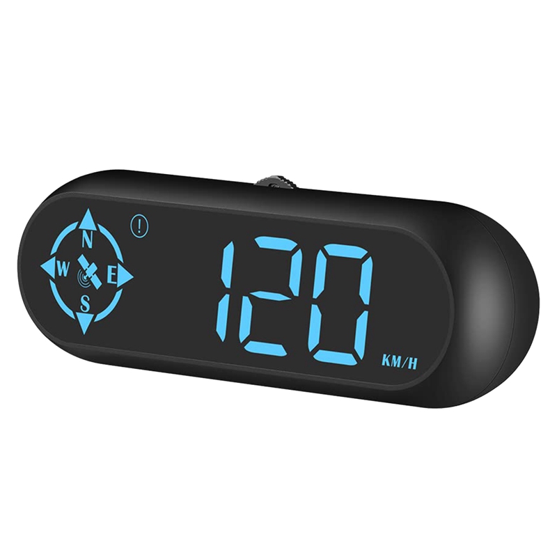 Car HUD Head Up Display With Speed MPH, Compass Driving Direction, Fatigue Driving Reminder