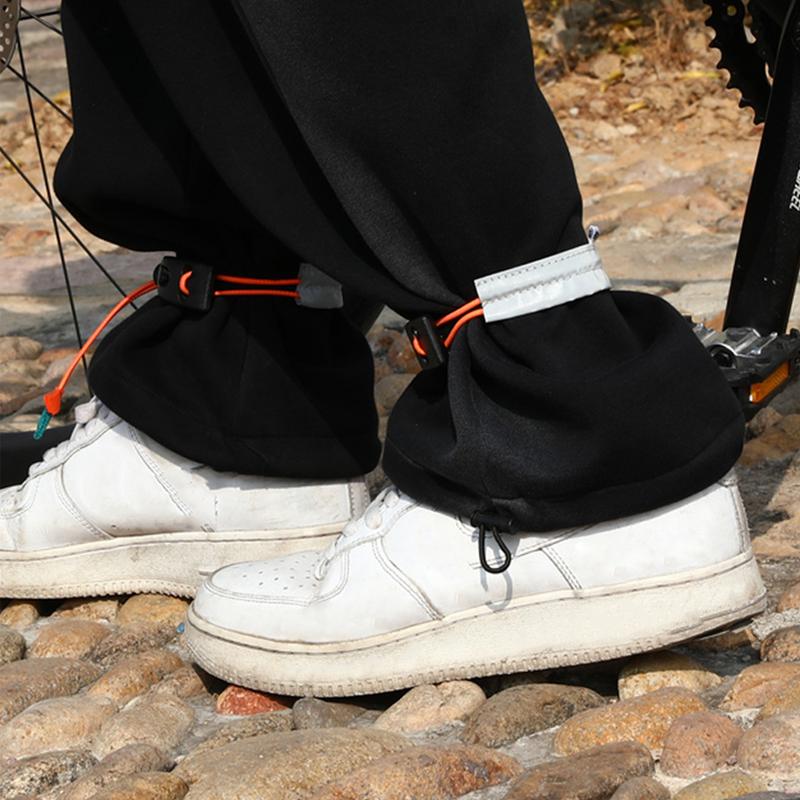 Bike Pants Cuff Strap 2pcs Pant Protector Leg Shield Reflective Safety Belt Cycling Accessories Sports Gear For Mountain Bike