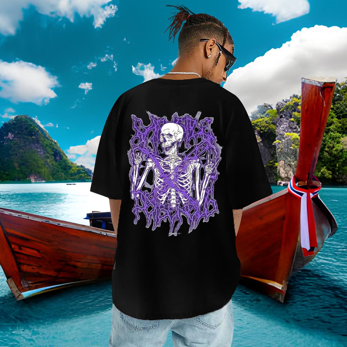 New T-Shirts DIY Men Tops Tees Street Casual Breathable Crew Neck Cotton Designer Top Tees