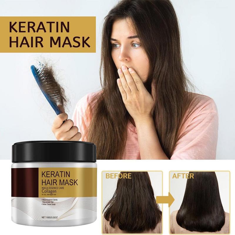 100g Moisturizing Hair Mask Deep Moisturizing Nourishing Repair Hair Mask Frizz Control Hair Conditioner for Damaged Hair