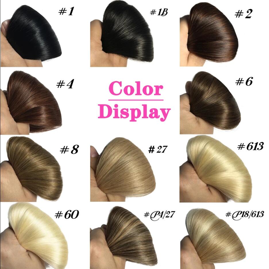 Tape In Straight Brazilian Adhesive Extensions Skin Weft Black Brown 100% Real Human Hair For Women 20Pcs/Lot