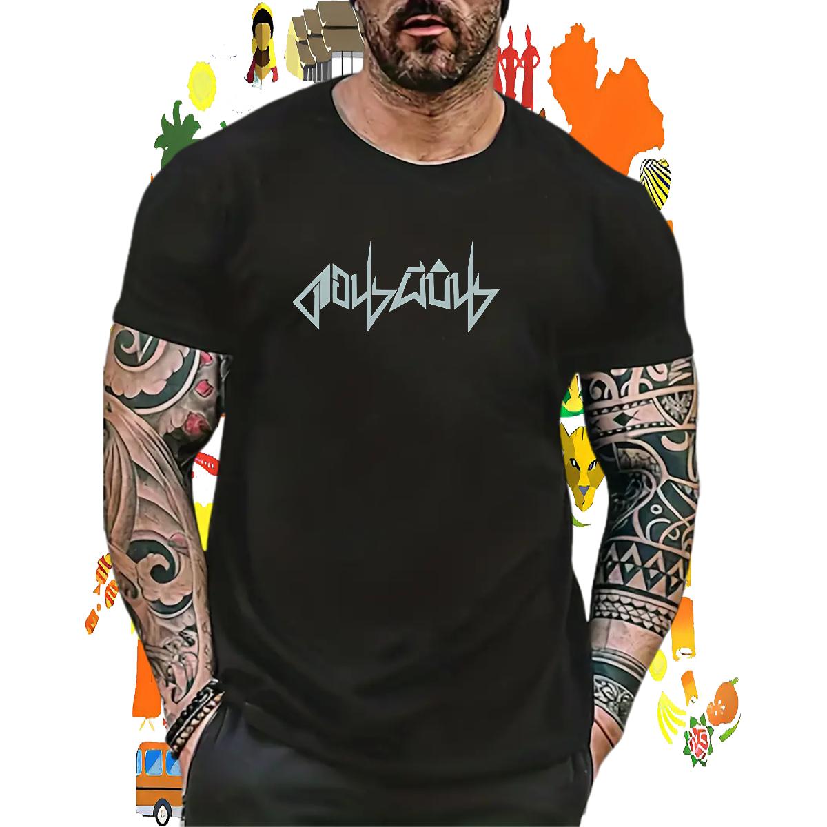 Classic Casual Mens T Shirts Oversized S-3XL Mens Tshirts Street wear Hip Hop Crew Neck Cotton Breathable Popular Polos