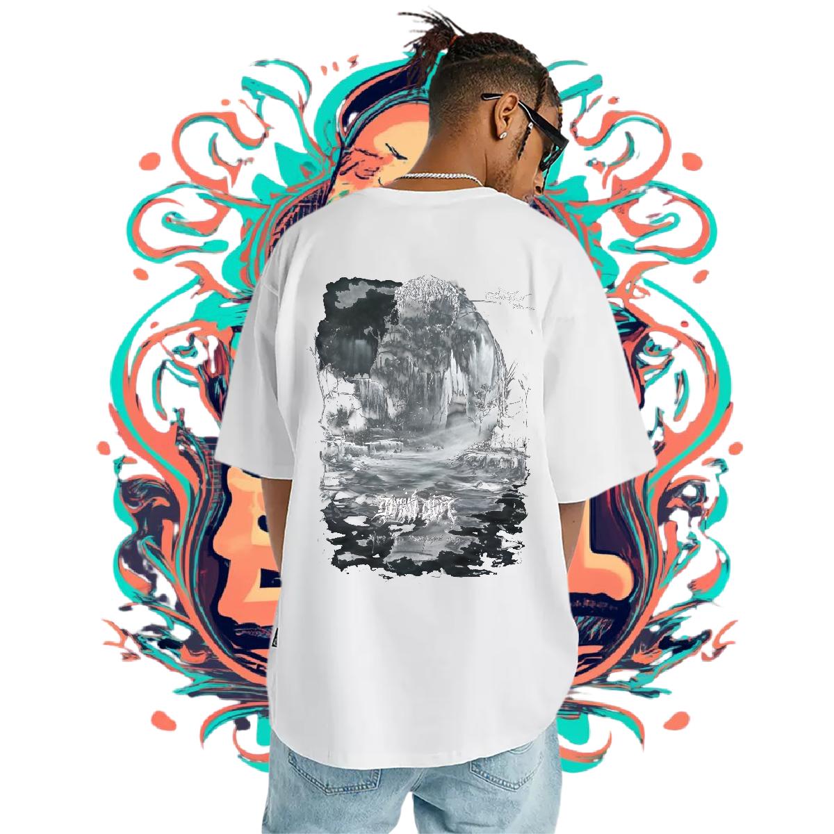 Classic T-Shirts DIY Printed Men Clothes T-Shirt Casual Beach Short sleeve Cotton Soft 5A Clothes