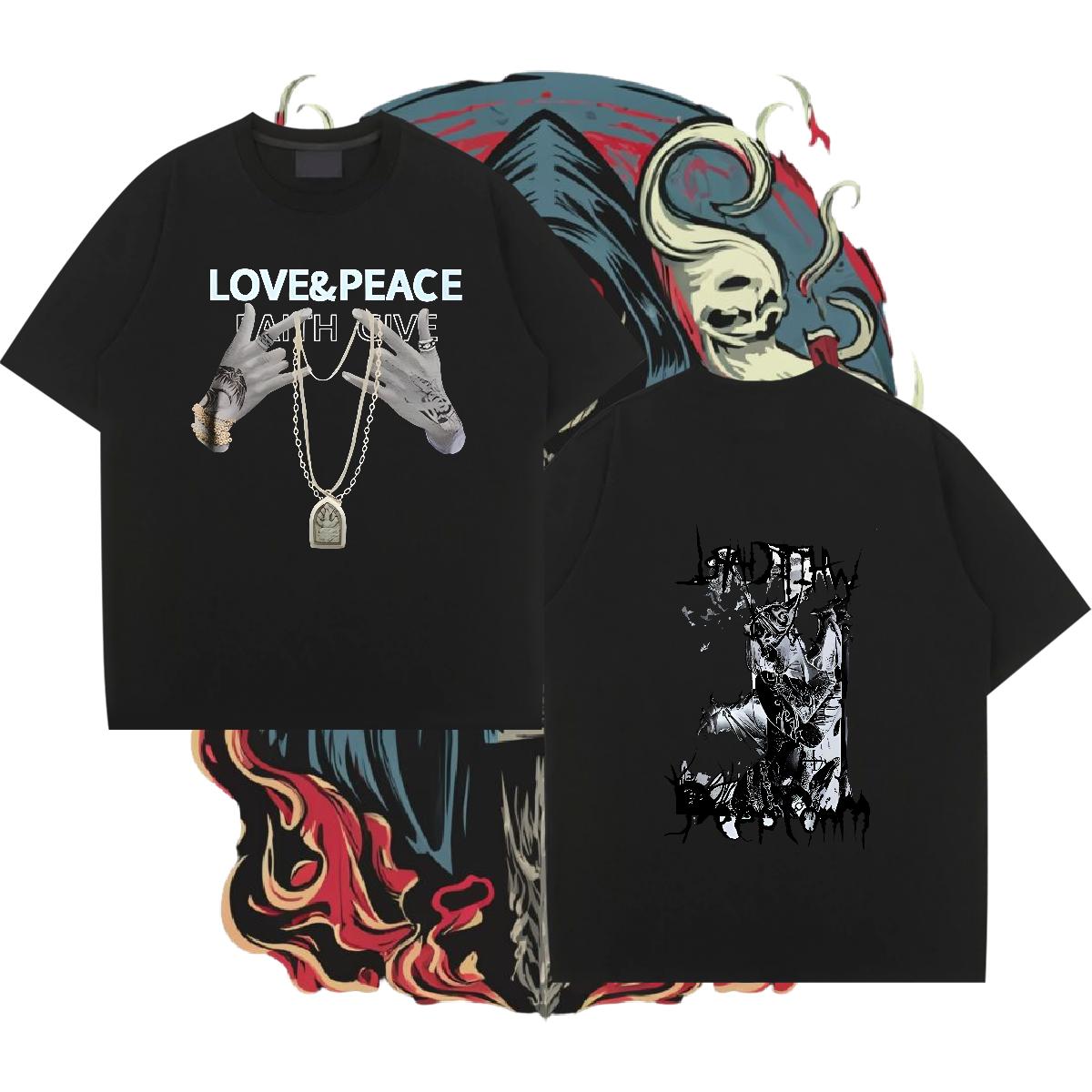 Casual New T-Shirts for Men Black White Men Tops Tees Home Outdoor Breathable Short Sleeve Classic Clothes