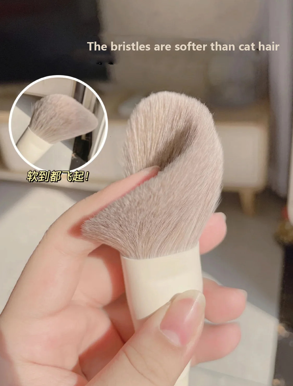 Makeup Brushes Set Professional Soft Fur Cosmetics Brushes Blush Concealer Contour Eyeshadow Loose Powder Brochas De Maquillaje 240530