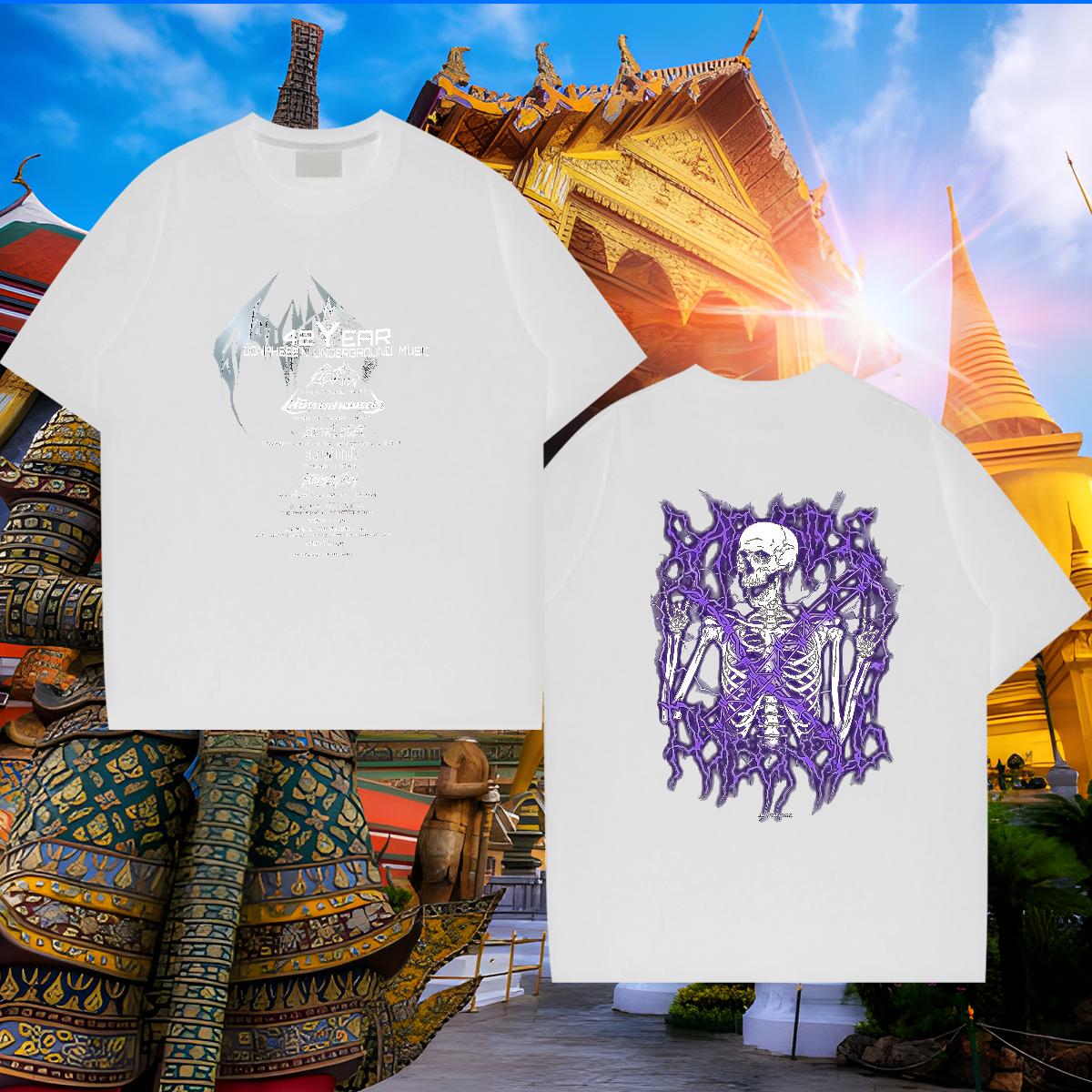 Wholesale T-Shirts Cartoon Print Tshirt for Man Woman Summer Casual Breathable Short Sleeve Popular Clothings