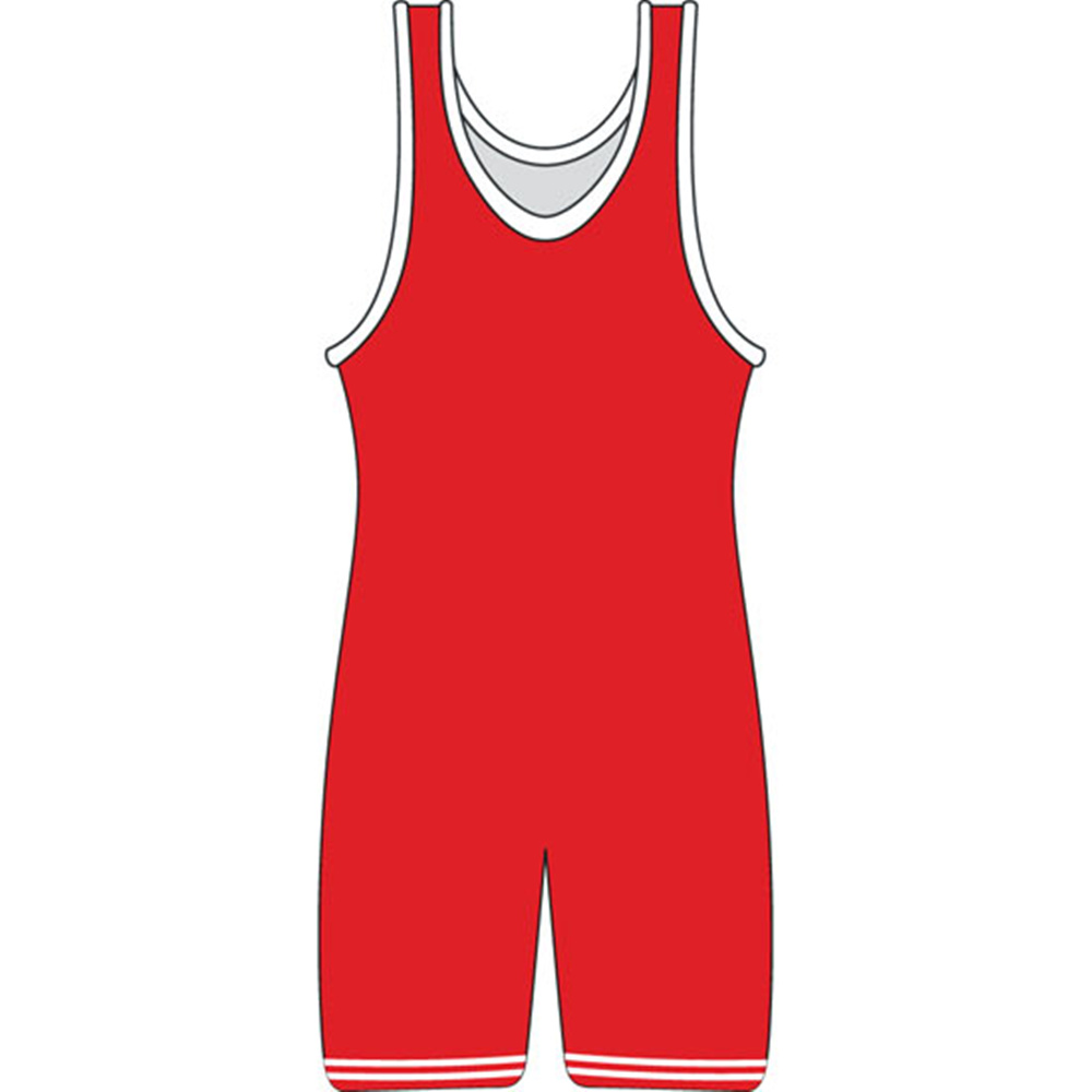 Summer Men's Pro Team Red Wrestling Singlet Suit Gym Skinsuit Weightlifting Tights Bodybuilding Clothing Running Sets Sport Wear