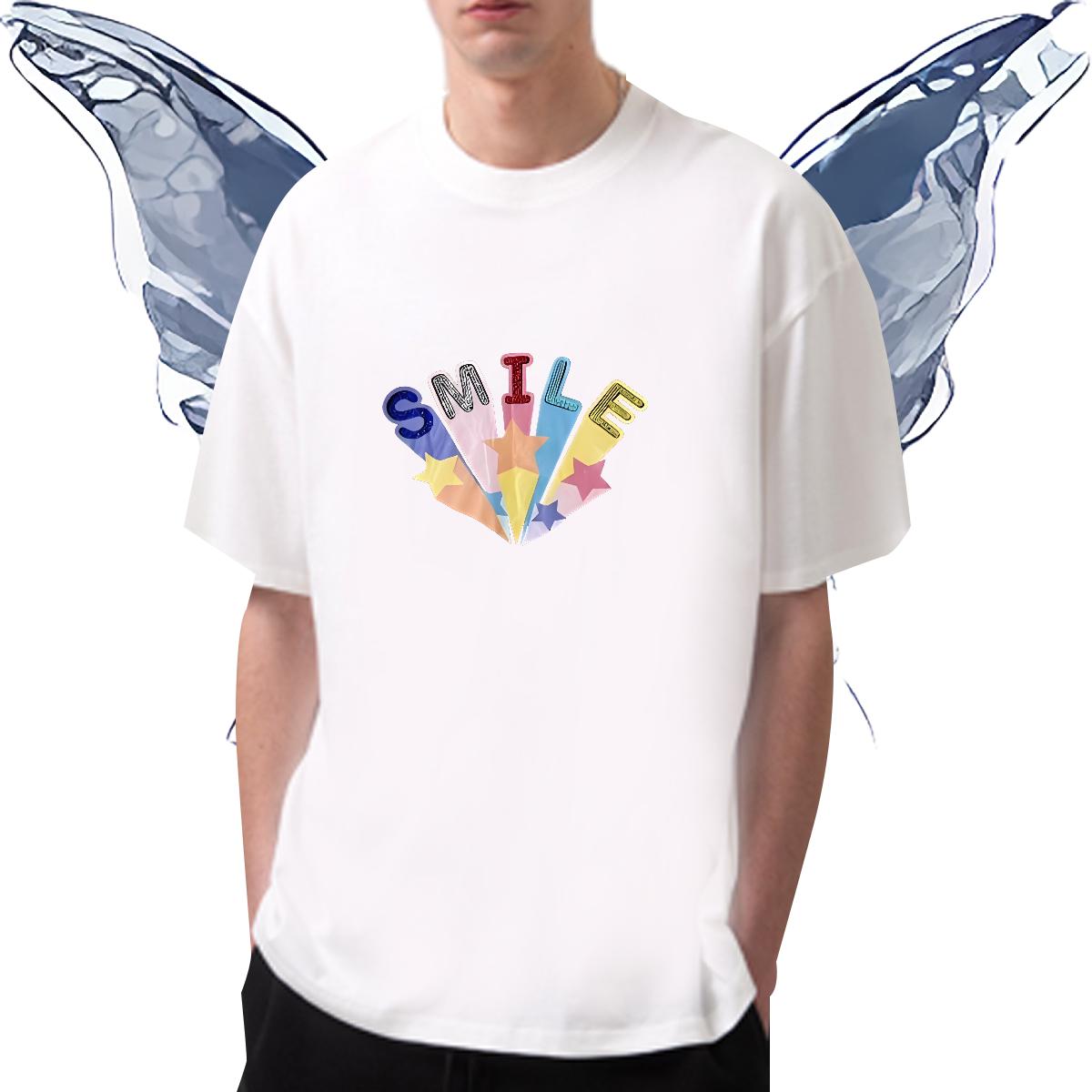 DIY Men T Shirts Custom Cartoon Tshirt for Man Woman Street Cotton O Neck Short Sleeves Soft Tops