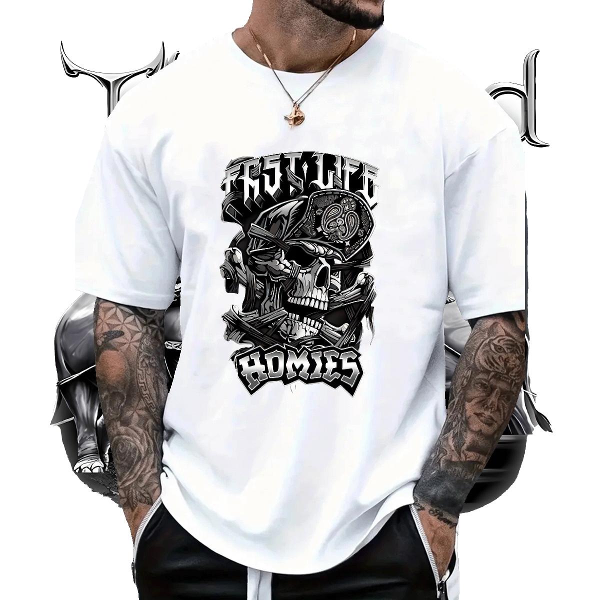 Designer Fashion T-Shirts Oversized S-3XL Men Clothes T-Shirt Street 180g Cotton Designer Wear