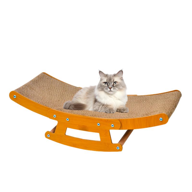 Cat Scratcher Chair Cardboard Cat House Corrugated Detachable Lounge Bed Interactive Protecting Furniture For Cats Scratcher Toy