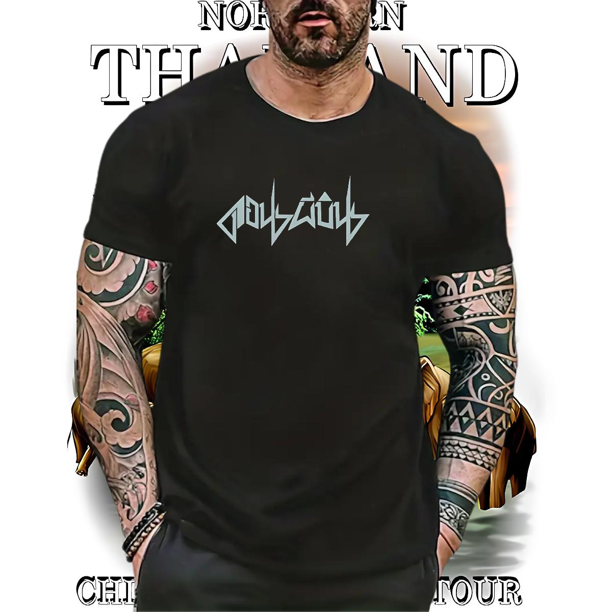 2024 DIY Men T Shirts Oversized Men Clothes T-Shirt High Street Hip Hop Round Neck Short Sleeve Wholesale Tee Shirt