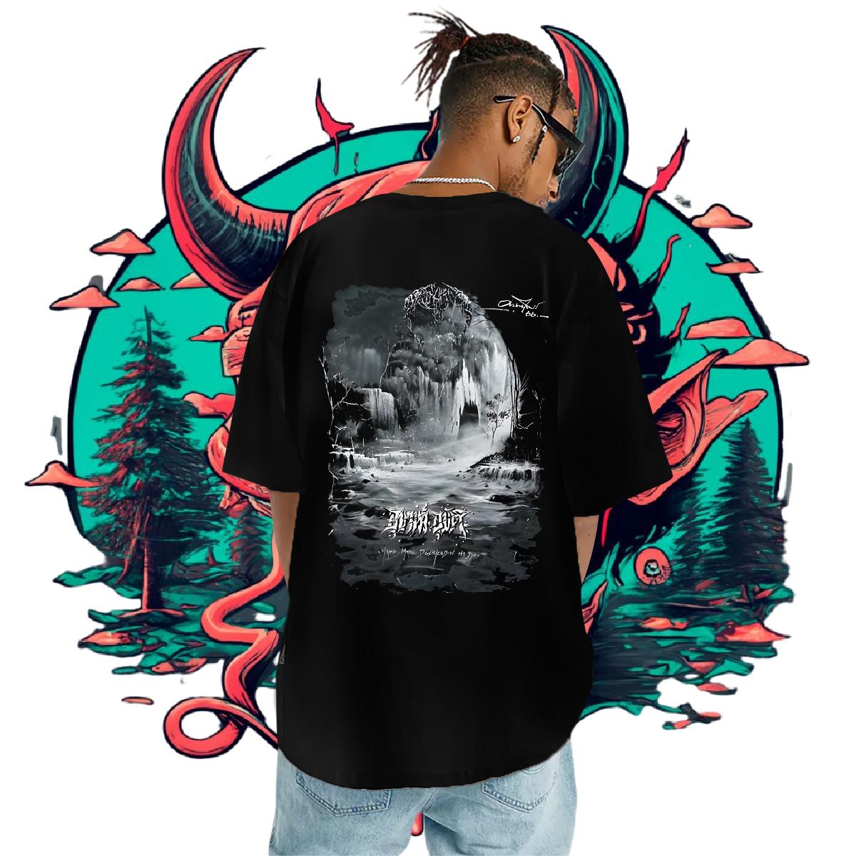 Brand T Shirt For Man Custom Printed Men Clothes T-Shirt Summer Casual Short Sleeve Cotton O-Neck Classic Tops