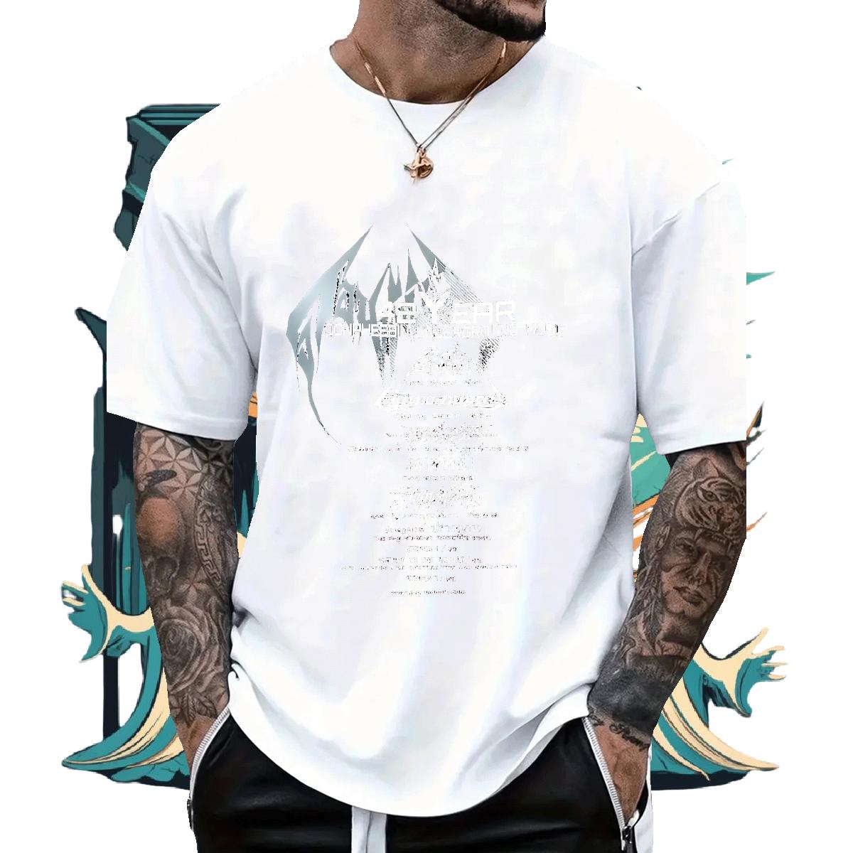 New Arrival Men T Shirts DIY Men Tees Street Cotton Breathable Classic Tops