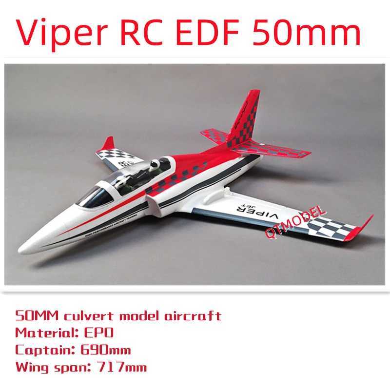 Electric/RC Aircraft Mini Viper 50mm RC aircraft amateur EPO prepares to fly RTF battery free version EDF jet Q240529