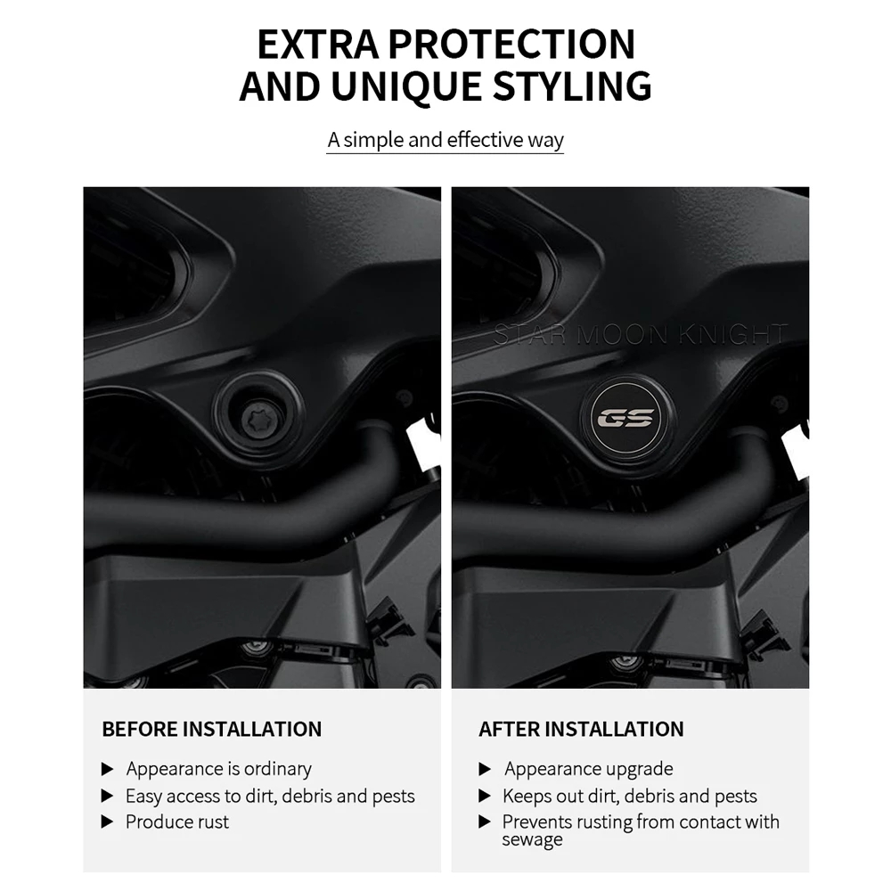 For BMW F900XR F900R F 900 XR Motorcycle Frame Hole Cover Caps Plug Decorative F750GS F850GS Adventure F 750 GS 850 Accessories