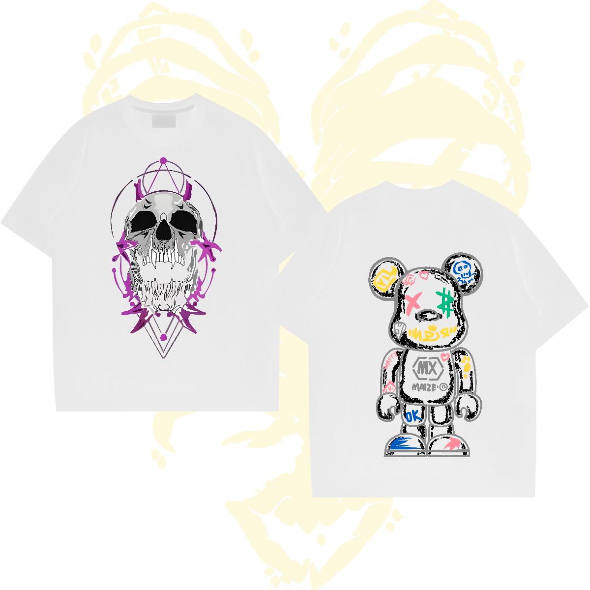 Custom Mens T Shirts Custom Print Plus Size Mens Tshirts Street Breathable Short Sleeve Wholesale Top Tees