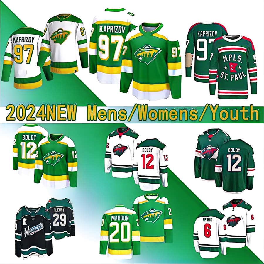 97 Kirill Kaprizov Reverse Retro hockey jersey 7 Brock Faber minnesota wild Mats Zuccarello Marc-Andre Fleury Jared Spurgeon Pat Joel Eriksson Ek Matt Boldy jerseys