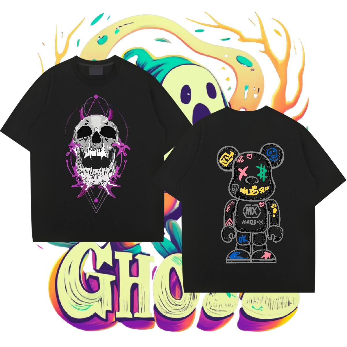 Fashion Designer T-Shirts for Men Custom Print Oversized Men Clothes T-Shirt Casual Beach 180g Cotton High Quality Top Tees