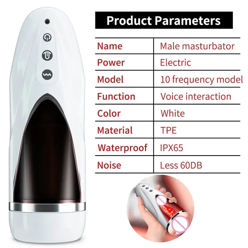 10 Modes Vaginette Men Penis Sexual Tools For Men Phallus Vagina And Anus Men's Vibrating Vagina Women Vibrator Back Bottom