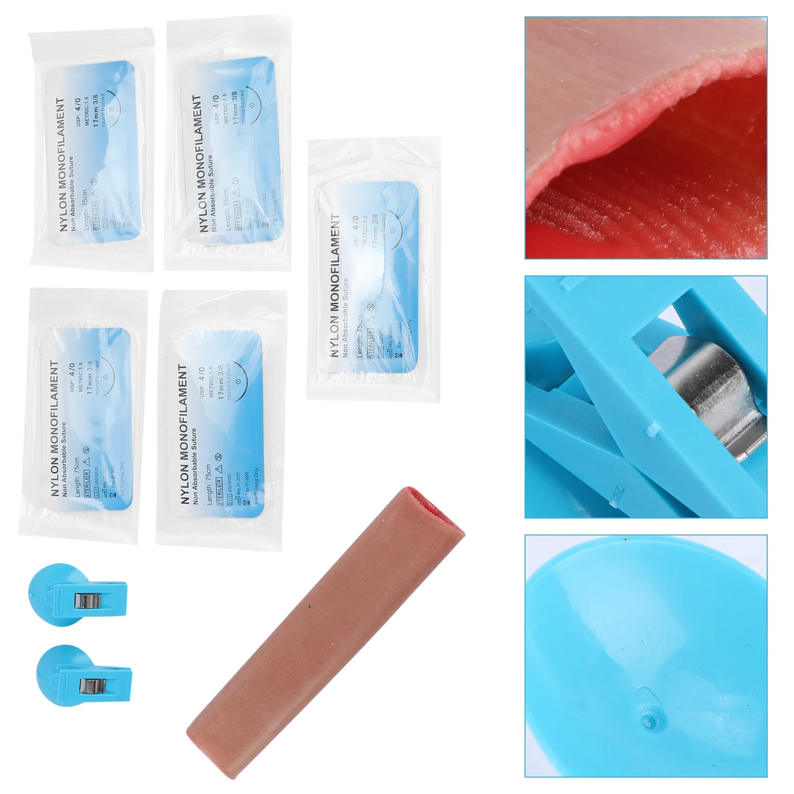 Simulated Bowel Training Mould Vascular Silicone Blood Vessels Model Suture Para Gelatinas