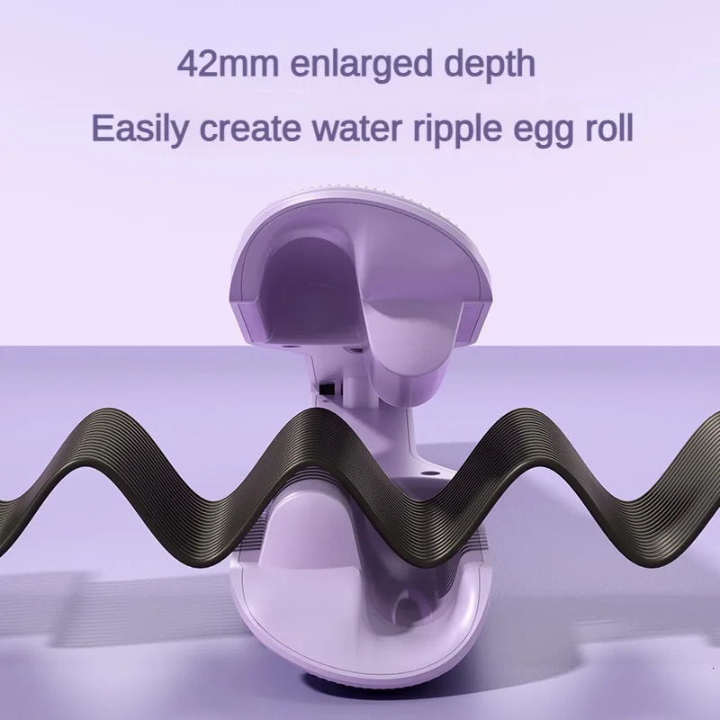 Curling Iron Automatic 42mm Egg Rolls Wool Hair Curlers French Big Wave 3-Speed Temperature Control Straight Board Clipboard 240530