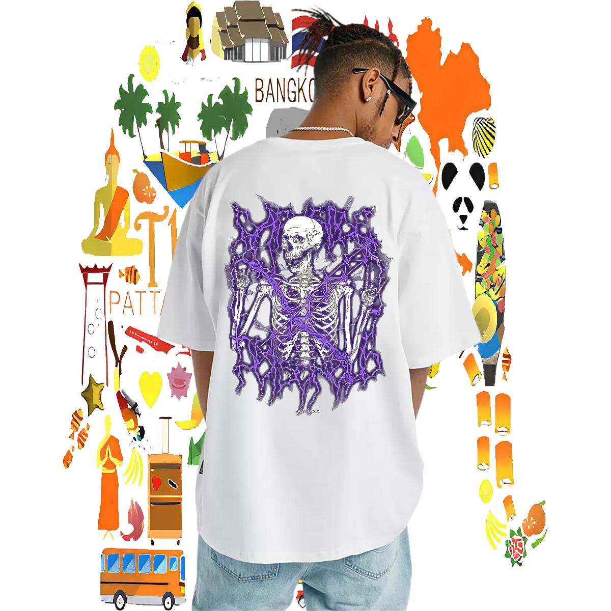 Designer Man T Shirts Black White Men Clothes T-Shirt Sports Casual Crew Neck Cotton Breathable Designer Wear