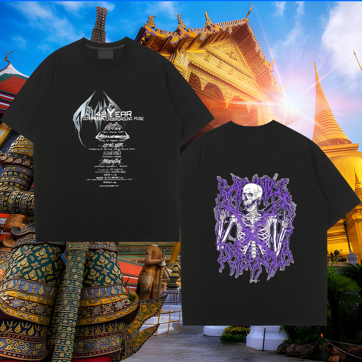 Wholesale T-Shirts Cartoon Print Tshirt for Man Woman Summer Casual Breathable Short Sleeve Popular Clothings