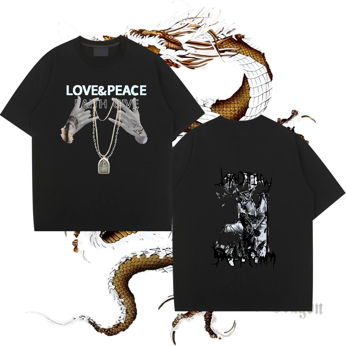 Wholesale T shirt Oversized S-3XL Tshirts Daily Outfit Cotton Breathable Short Sleeve Loose Fit Clothes